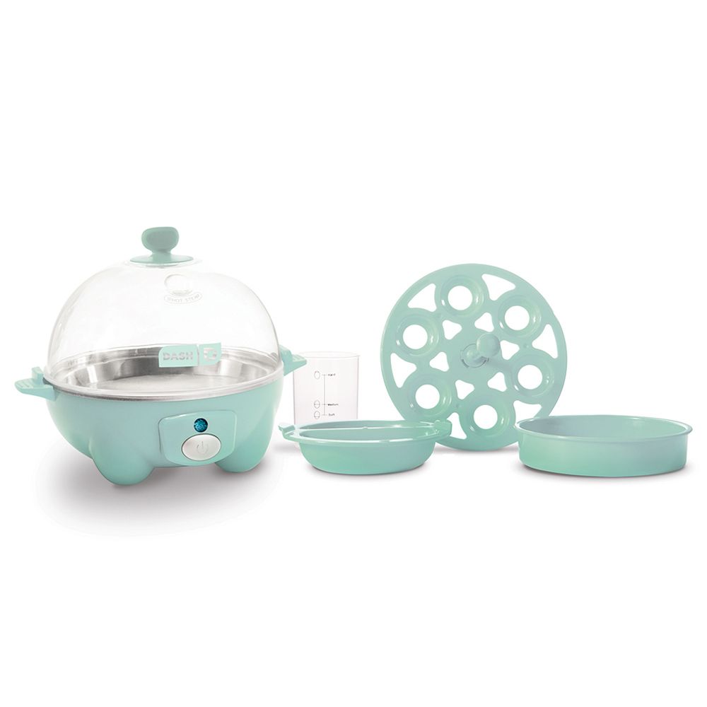 Dash Rapid Egg Cooker: 6 Egg Capacity Electric Cooker - Aqua