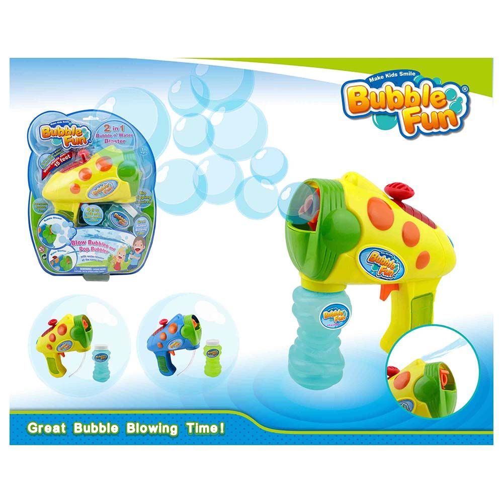 Power Joy - Bubble Gun 2-In-1 Water Squirting