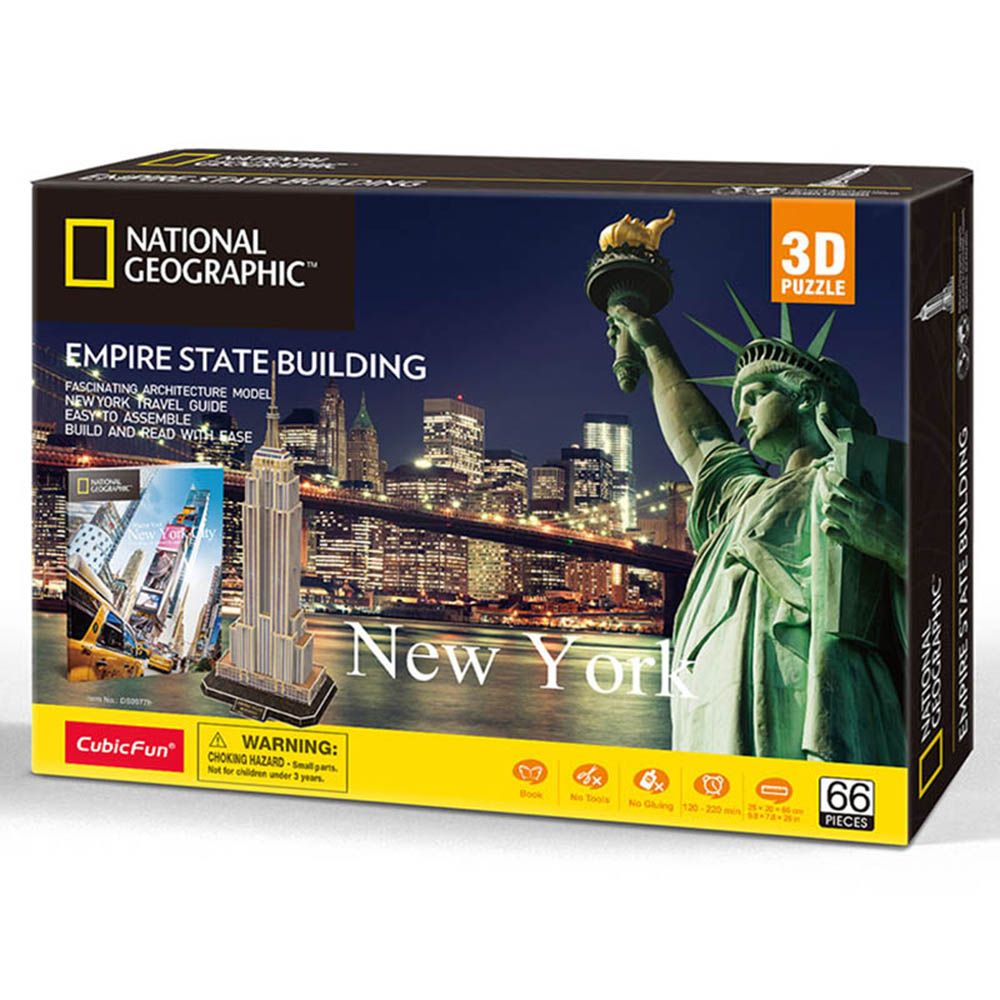 CubicFun - 3D Puzzle Empire State Building - 66pc