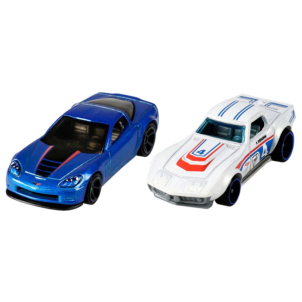 Hot Wheels - 1/64 Set of 2 Toy Vehicles - Assorted