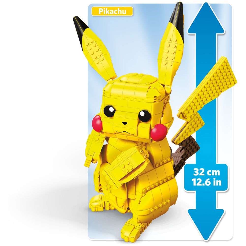 Mega Bloks - Jumbo Pikachu Construction 600pcs Set