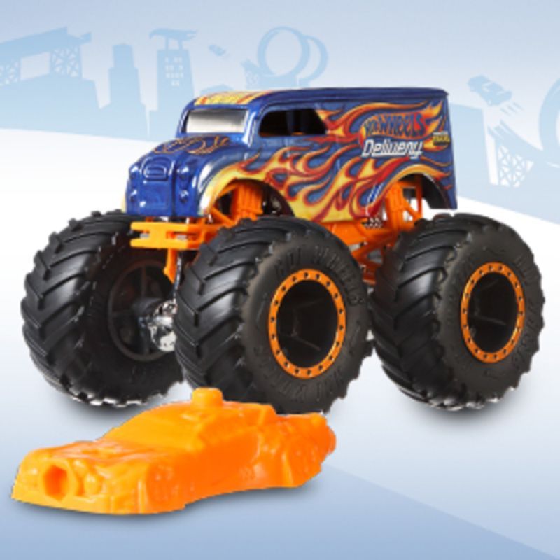 Hot Wheels - Monster Truck 1:64 Basic 1pc - Assorted