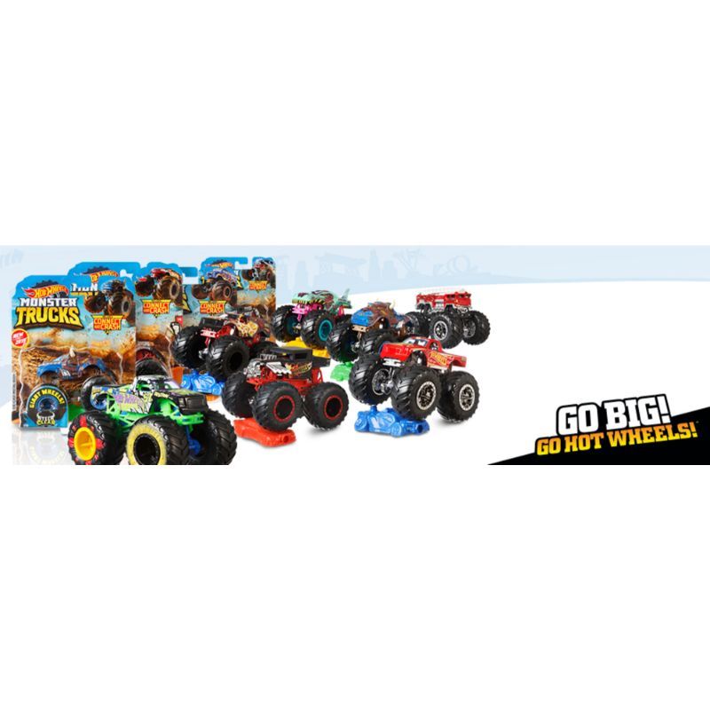 Hot Wheels - Monster Truck 1:64 Basic 1pc - Assorted