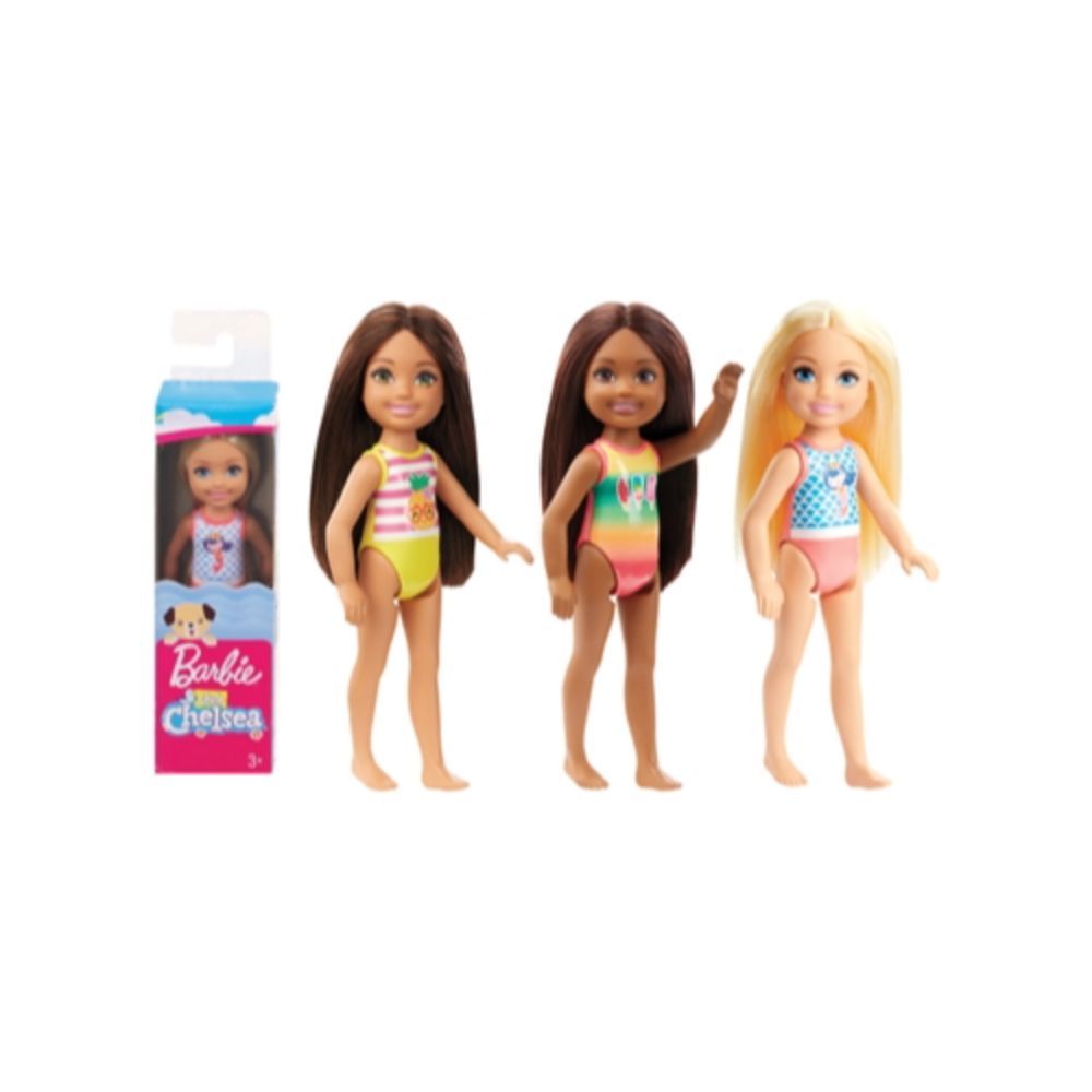 Barbie - Club Chelsea Beach Doll 1pc - Assorted