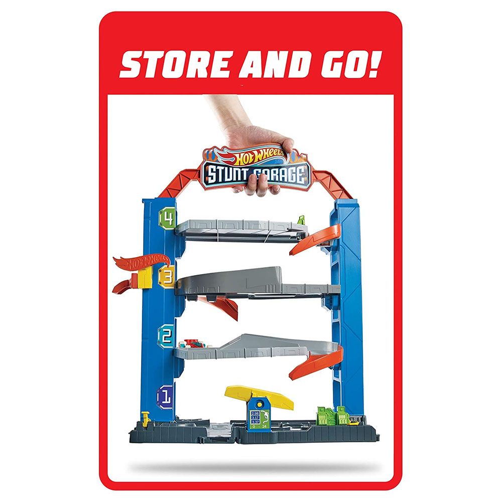 Hot Wheels - Stunt Garage Play Set