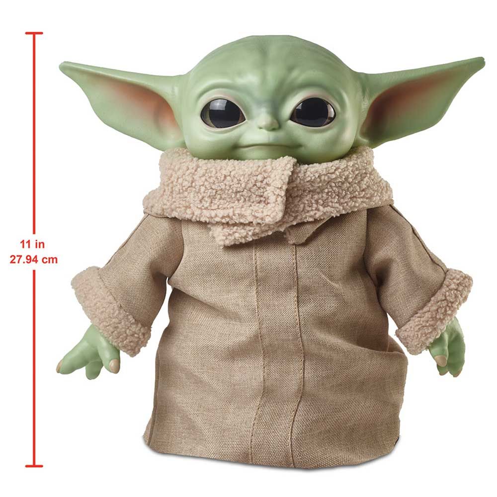 Mattel - Roulette Star Wars Child Plush Toy 11" Small Yoda