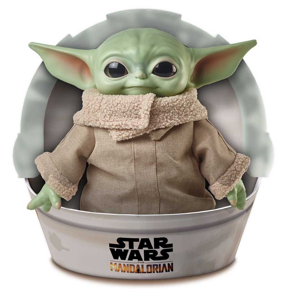 Mattel - Roulette Star Wars Child Plush Toy 11" Small Yoda