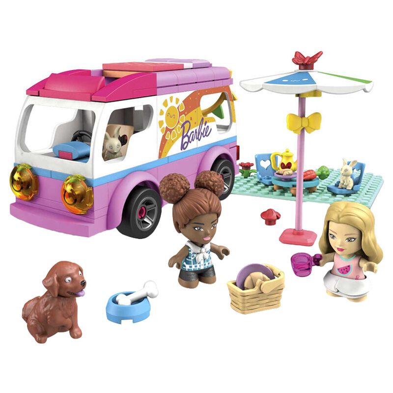 Mega Bloks - Barbie Adventure Dreamcamper 123pcs