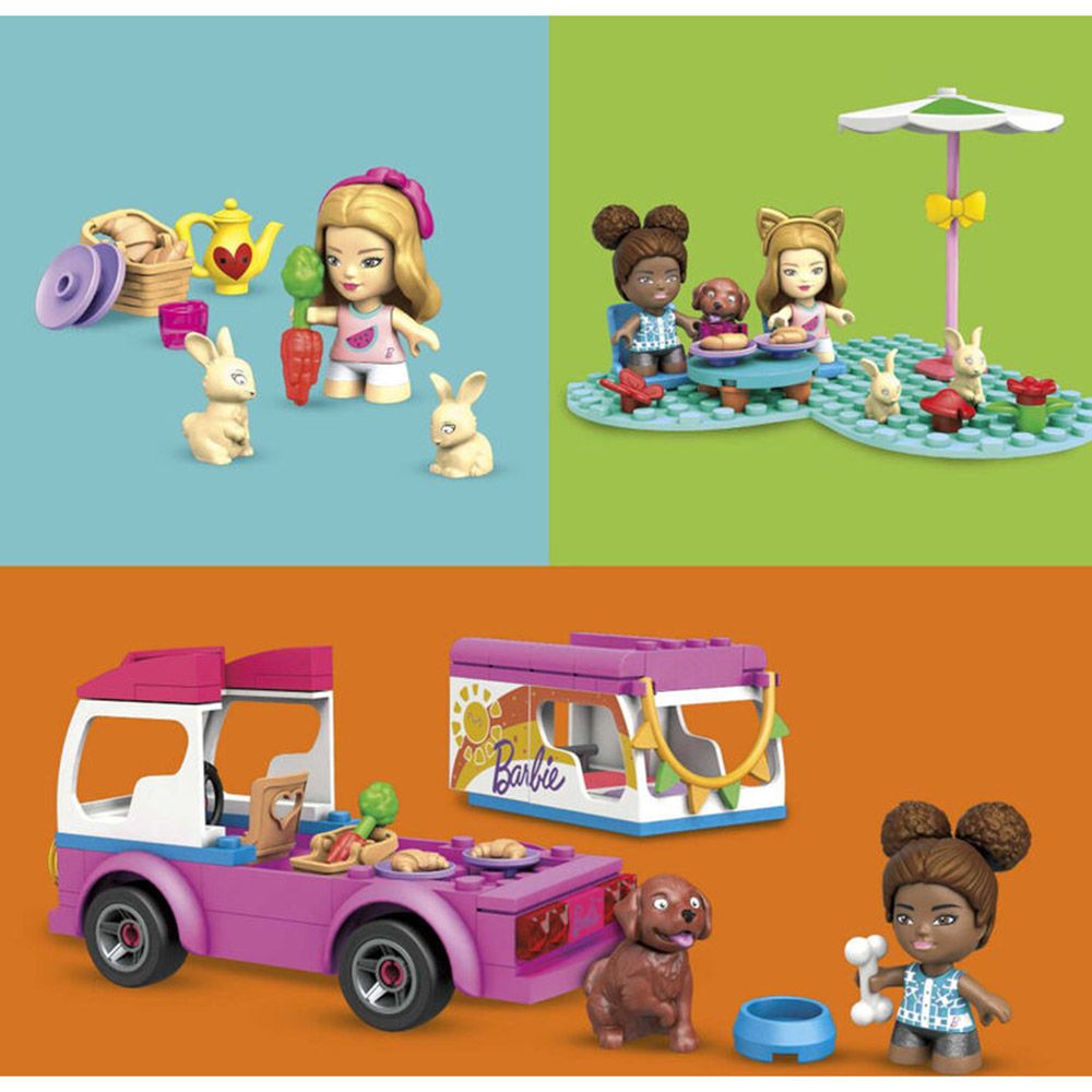 Mega Bloks - Barbie Adventure Dreamcamper 123pcs