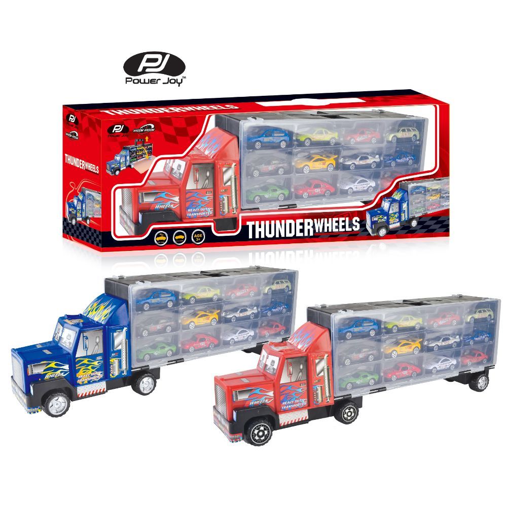 Power Joy - V.Vroom Die Cast Thunder Wheels 12pcs - Assorted