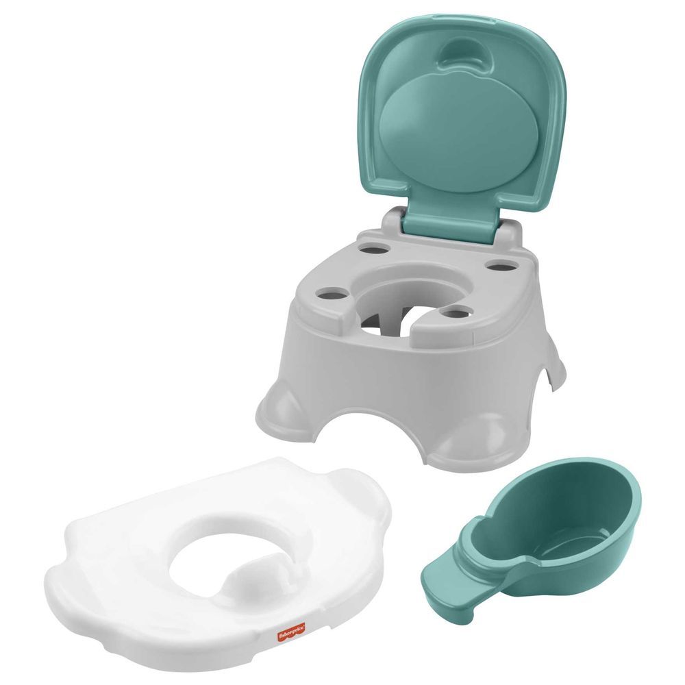 Fisher Price - 3-In-1 Potty Training Toilet Ring & Stepstool