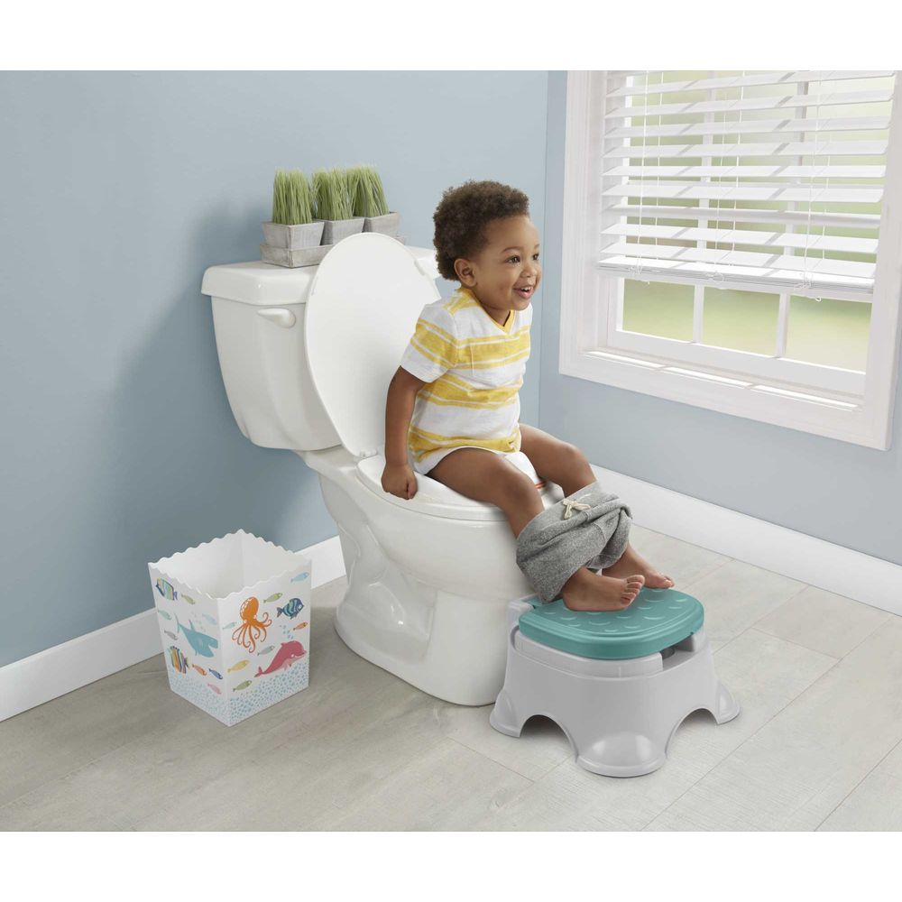 Fisher Price - 3-In-1 Potty Training Toilet Ring & Stepstool