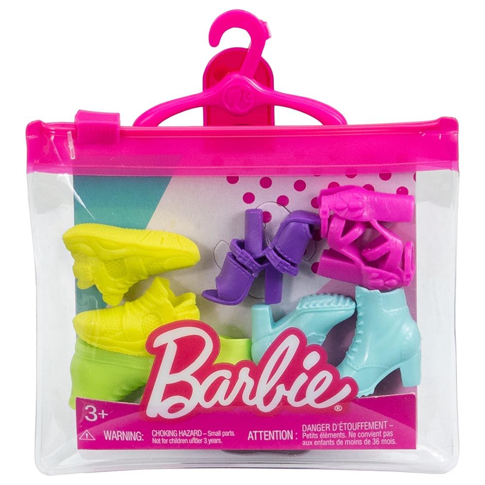 Barbie - Doll Shoe Packs Assorted