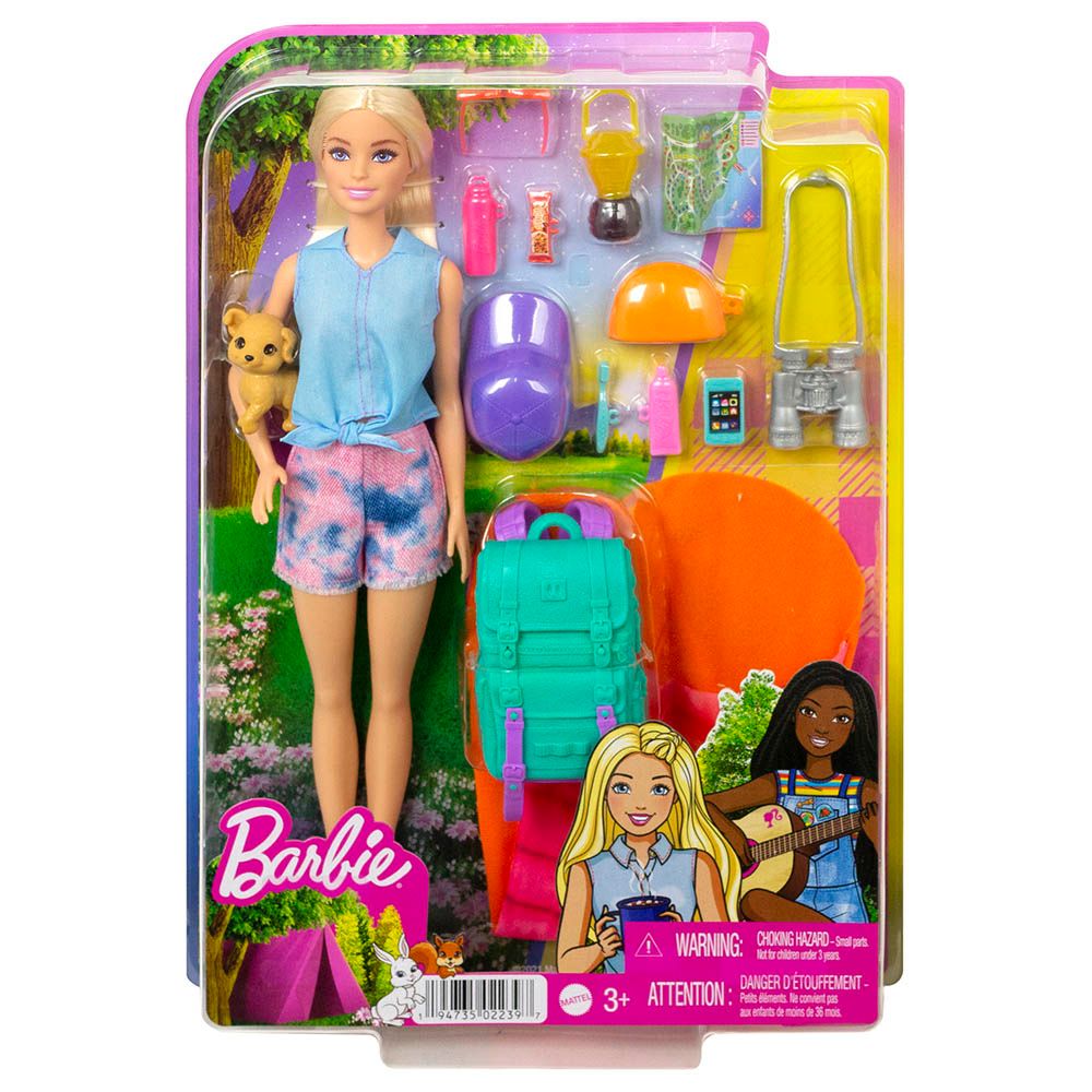 Barbie - Camping Dolls w/ Piece Count-Doll 1