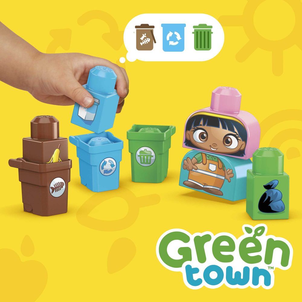 Mega Bloks - Green Town Sort & Recycle Squad