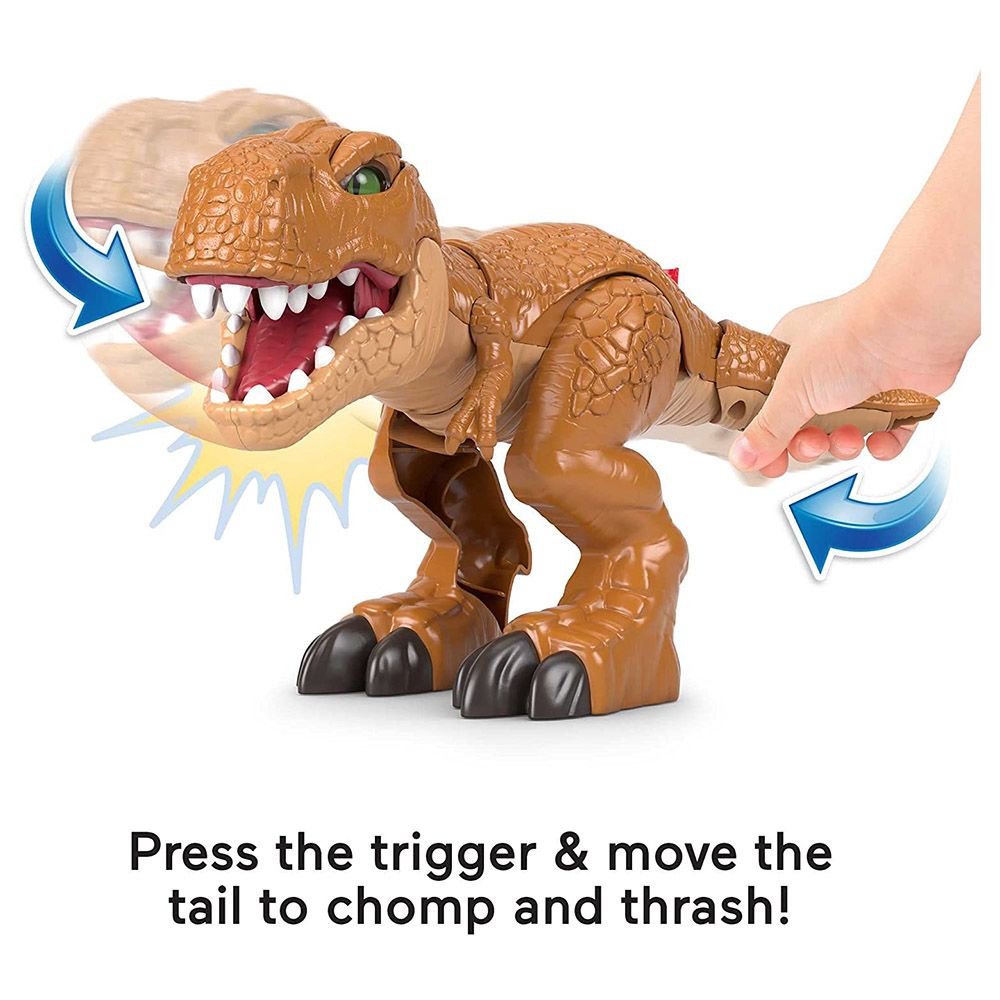 Mattel - JW Thrashin Action T Rex Dinosaur Figure