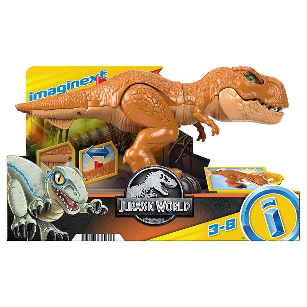 Mattel - JW Thrashin Action T Rex Dinosaur Figure