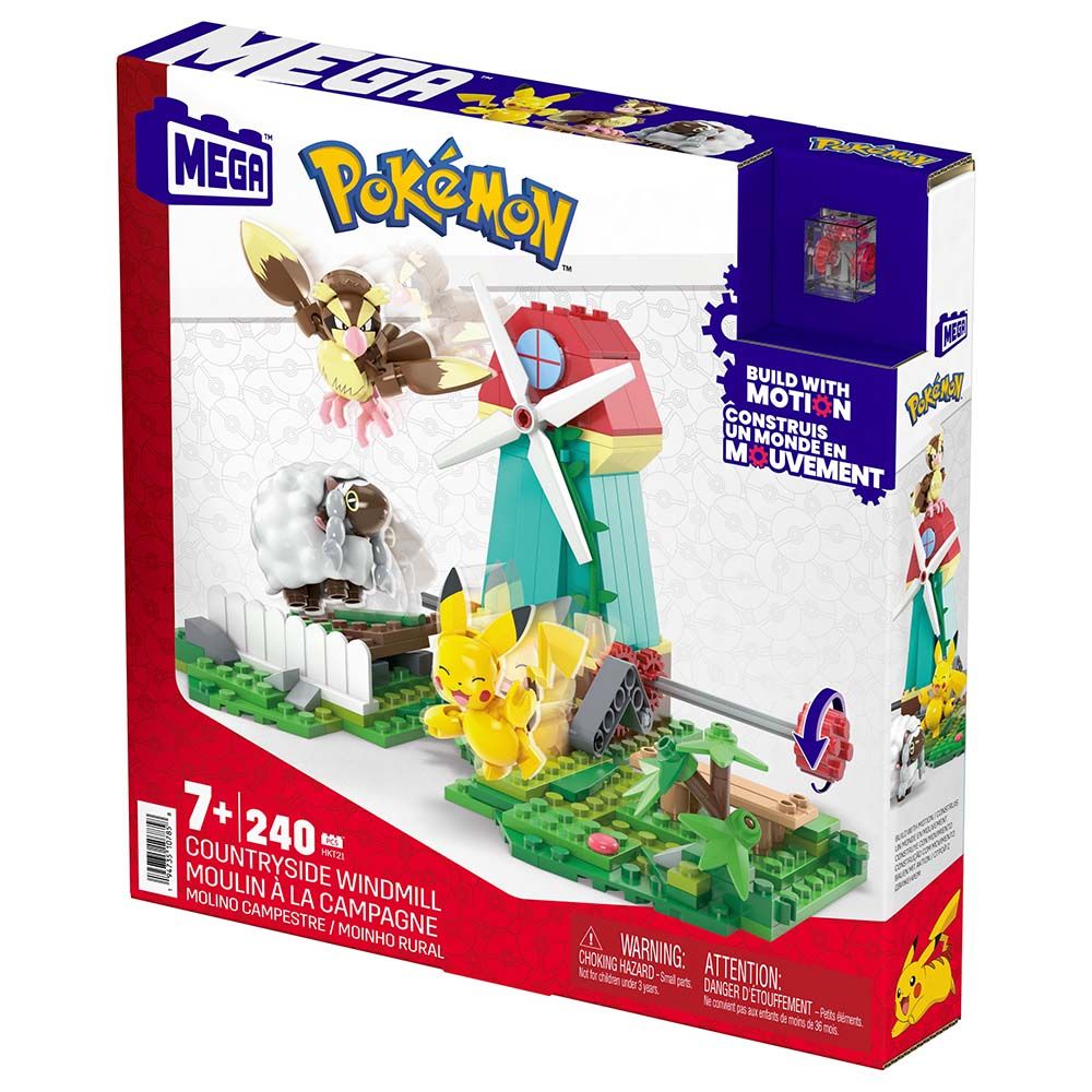 Pokemon - Mega Pokemon Countryside Windmill Building Set - 240pcs