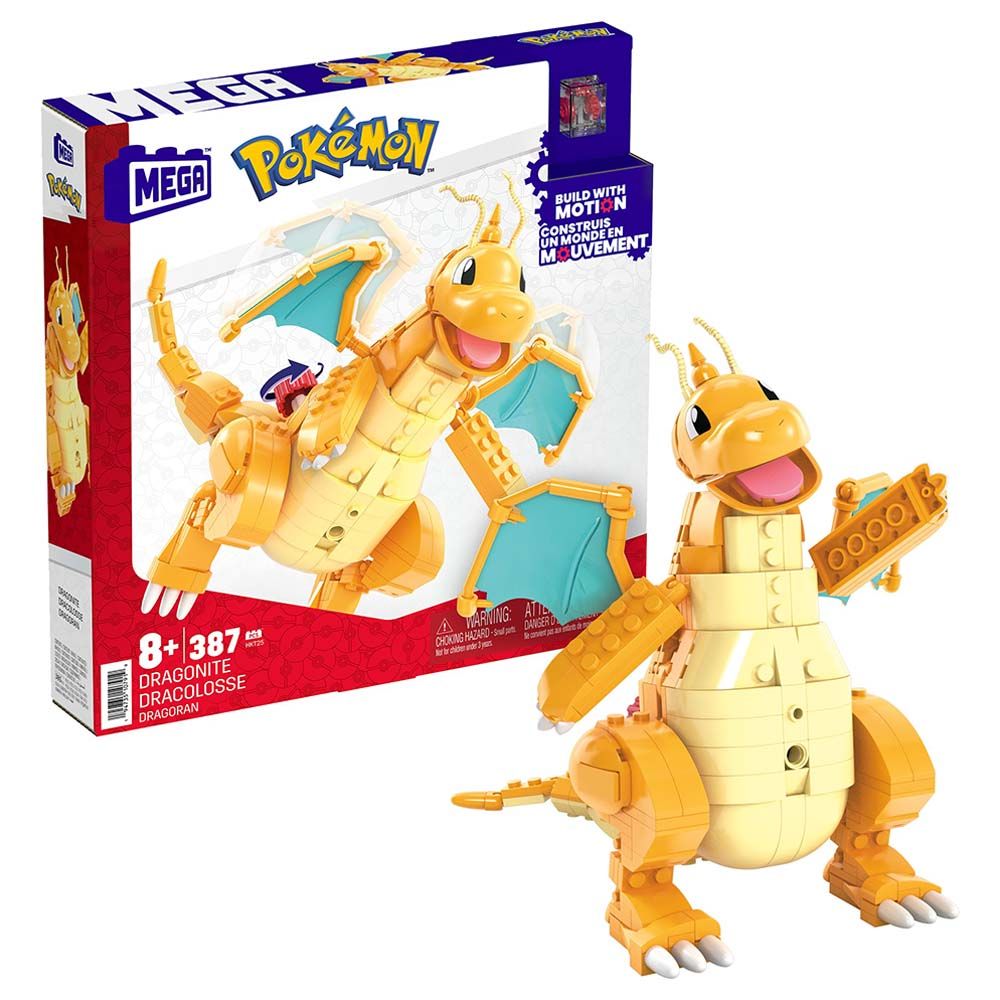 Pokemon - Mega Pokemon Dragonite Building Set - 387 pcs