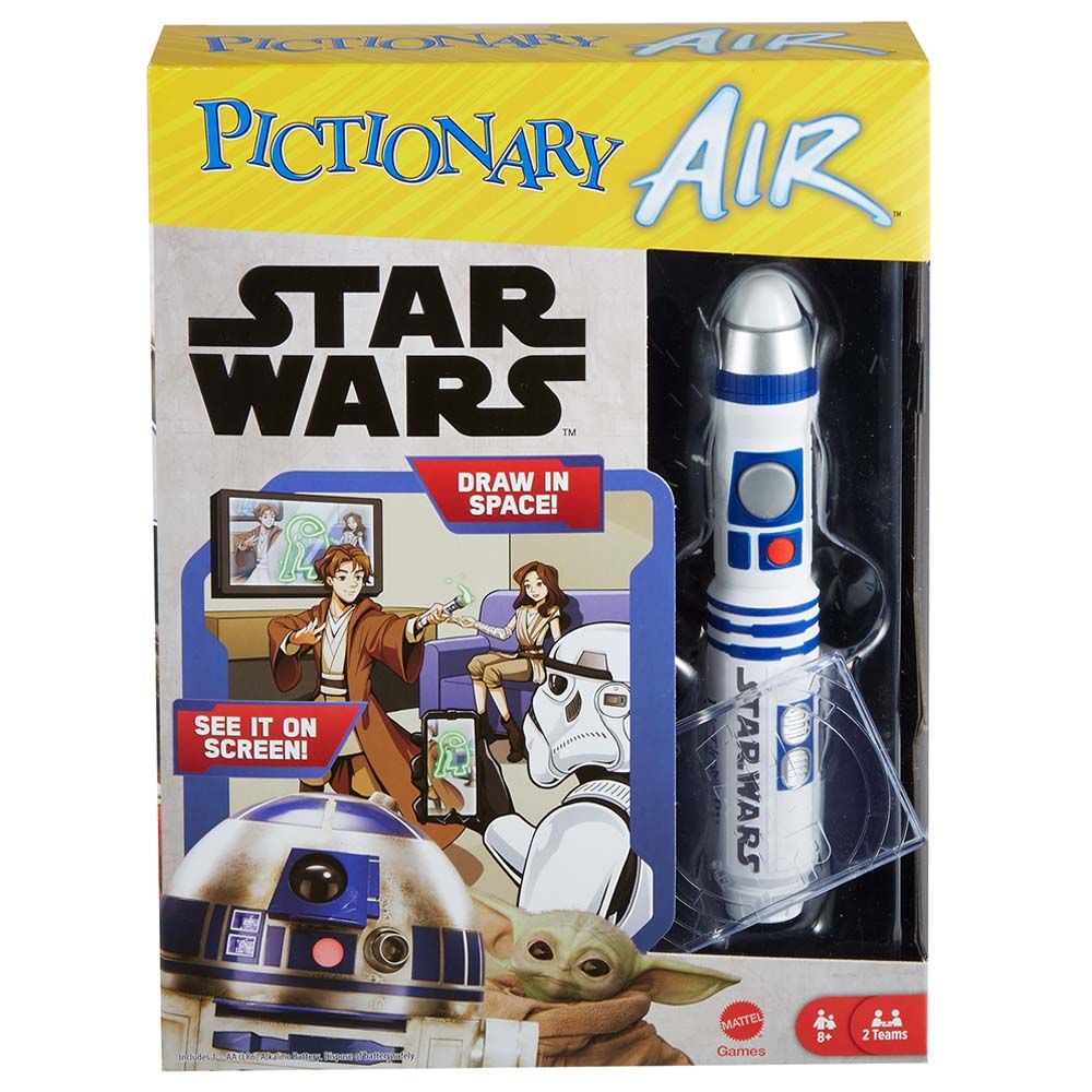 Mattel Games - Pictionary Air Star Wars Drawing Game