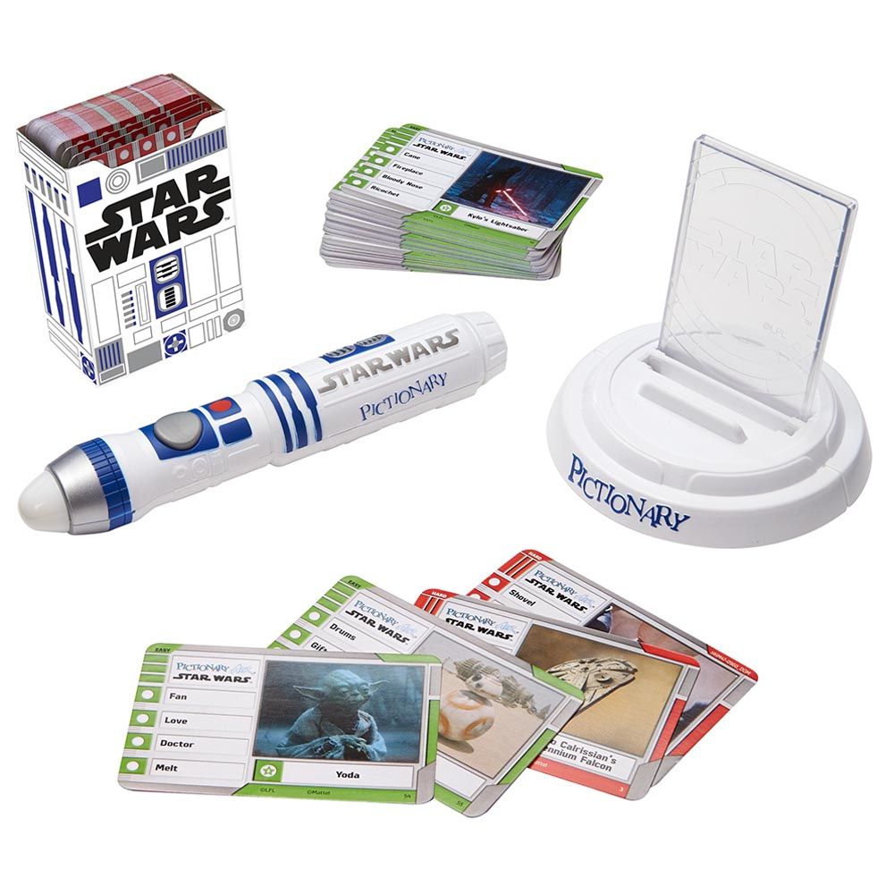 Mattel Games - Pictionary Air Star Wars Drawing Game