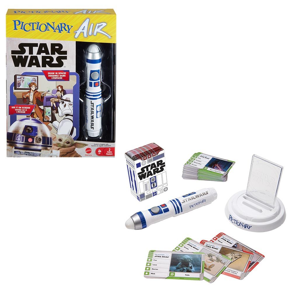 Mattel Games - Pictionary Air Star Wars Drawing Game