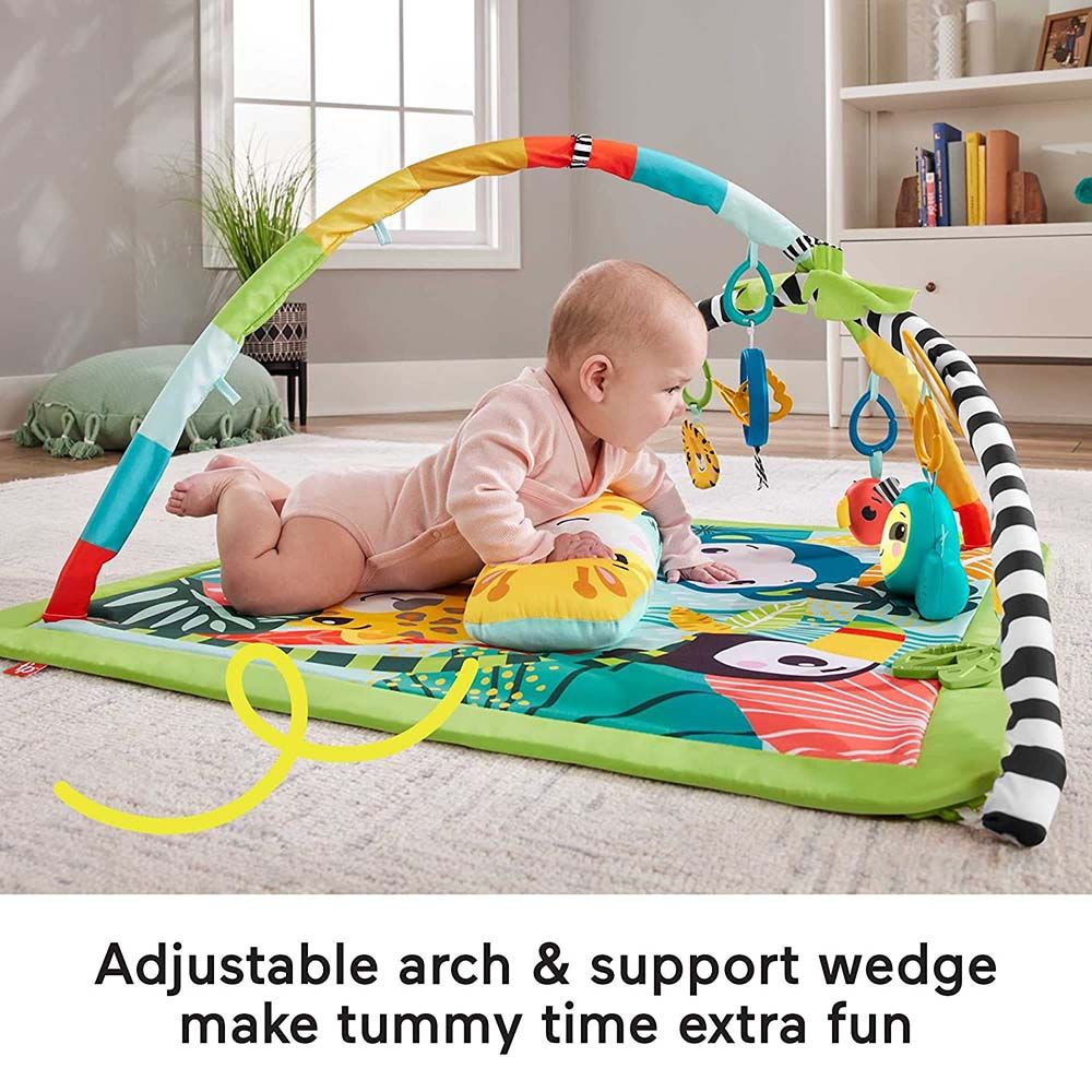 Fisher Price - 3-In-1 Rainforest Sensory Gym