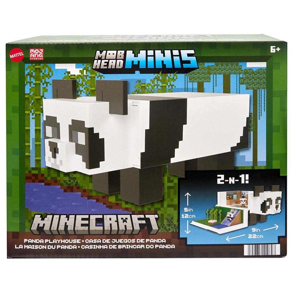 Minecraft - Mob Head Minis Panda Playhouse Set