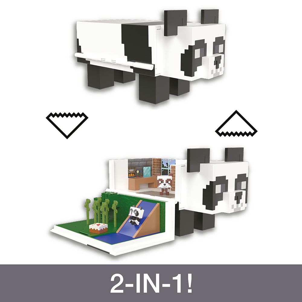 Minecraft - Mob Head Minis Panda Playhouse Set