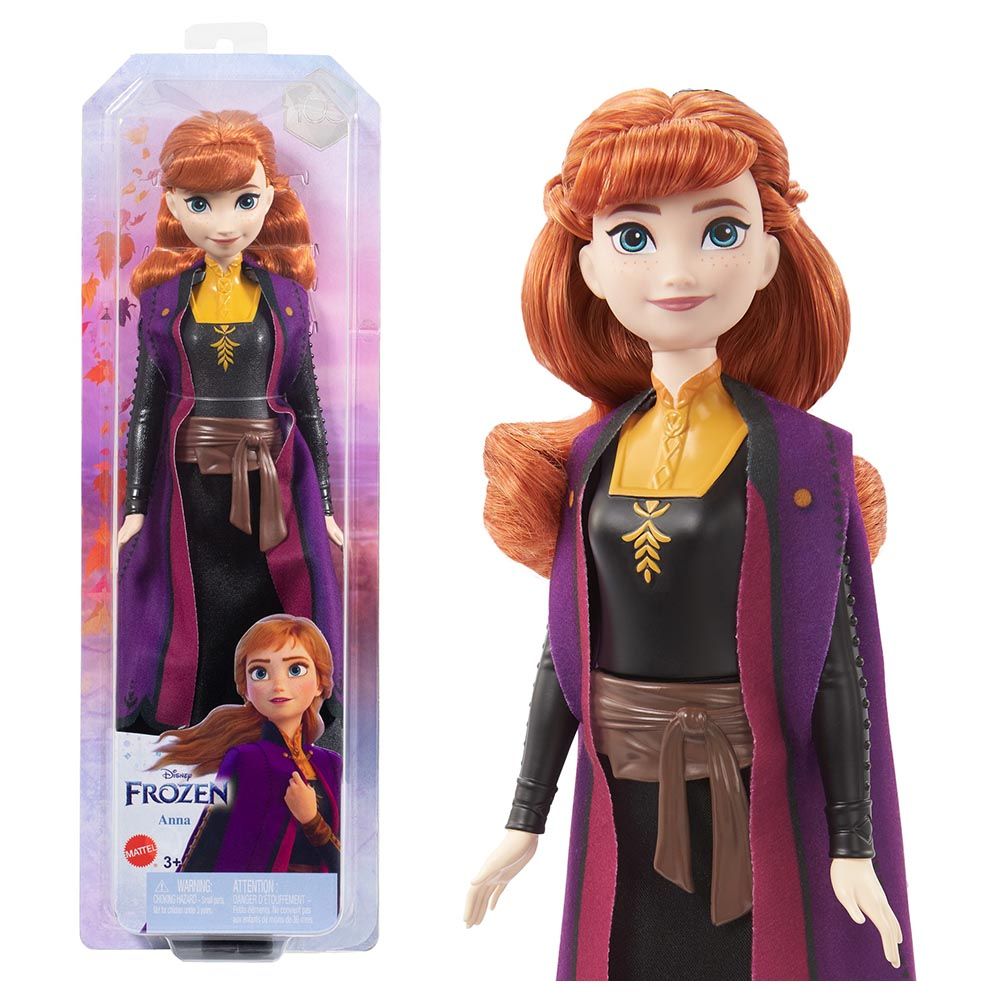 Mattel - Disney Frozen Fashion Dolls Core - Anna 2 Travel Look