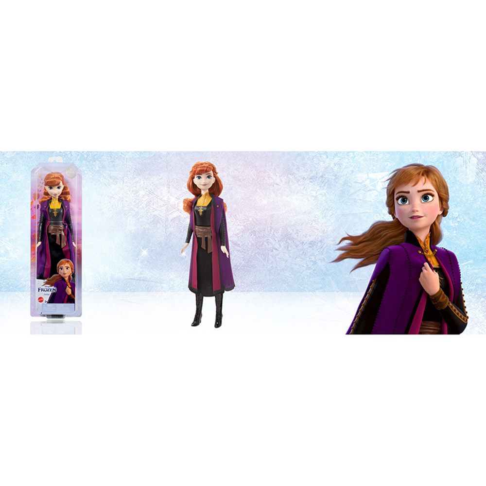 Mattel - Disney Frozen Fashion Dolls Core - Anna 2 Travel Look