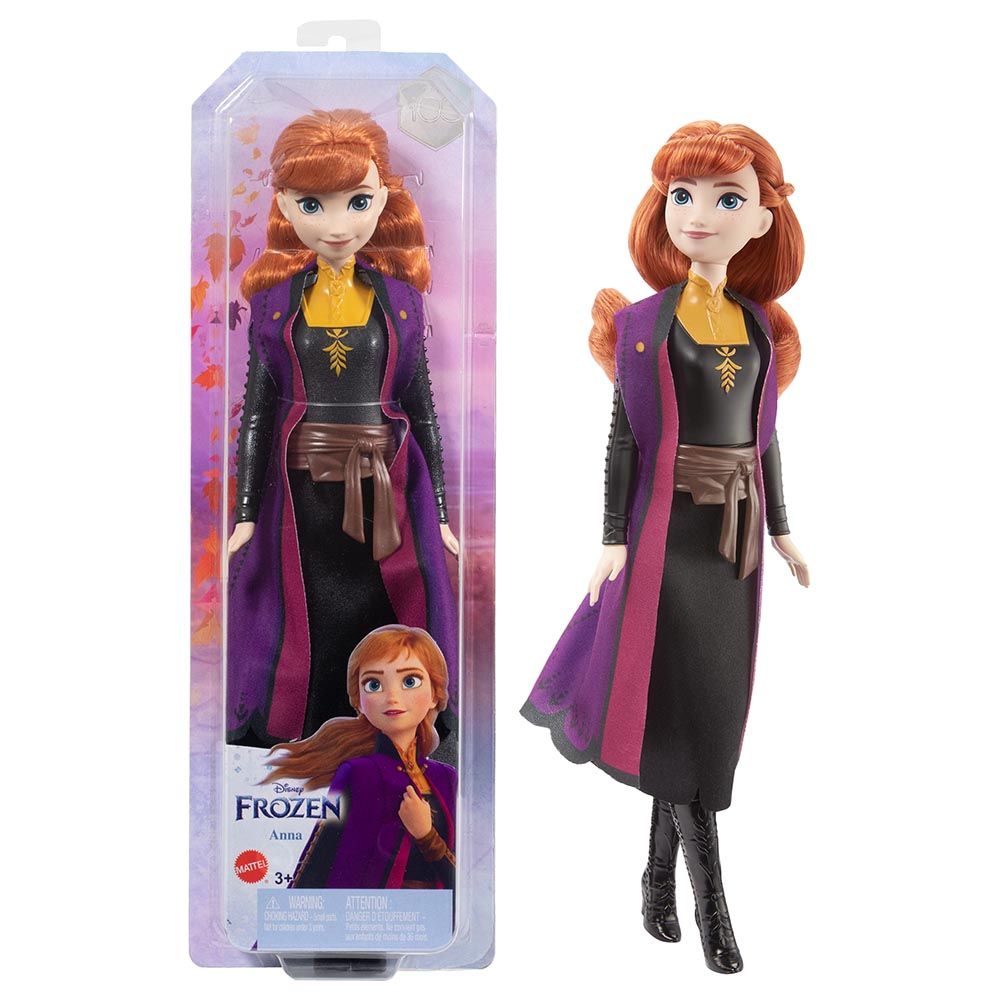 Mattel - Disney Frozen Fashion Dolls Core - Anna 2 Travel Look