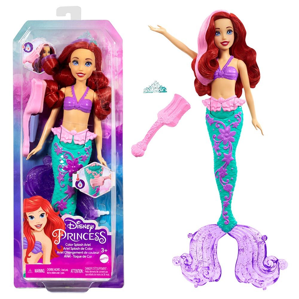 Mattel - Disney Princess Ariel Hair Feature Doll