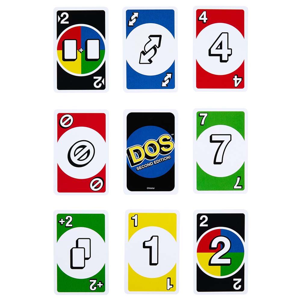 Mattel - UNO DOS Second Edition Card Game