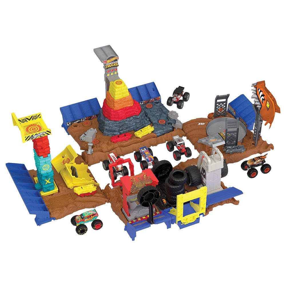 Hot Wheels - Monster Trucks Arena Smashers Bone Playset