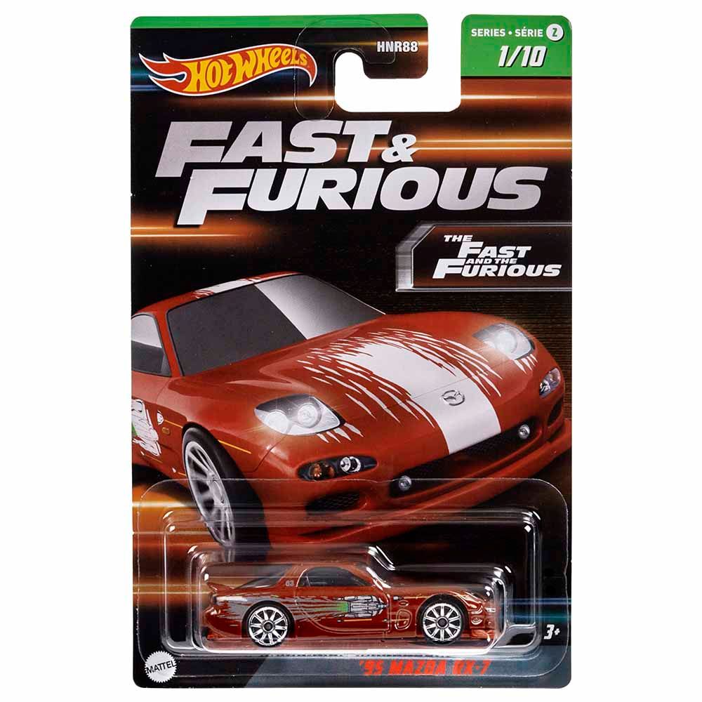 Hot Wheels - 1/64 Cars Fast & Furious Scale Vehicle - Assorted 1pc