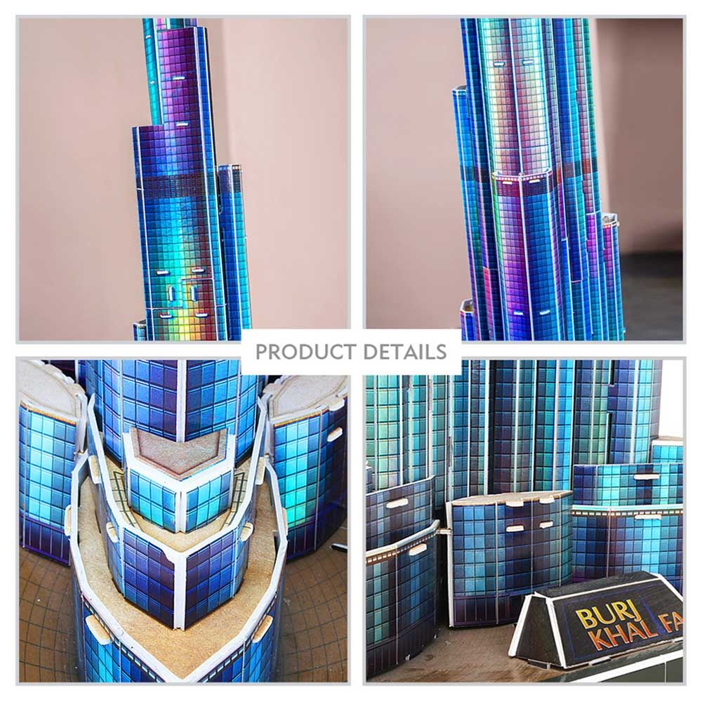 CubicFun - 3D Puzzle LED Burj Khalifa 136pc