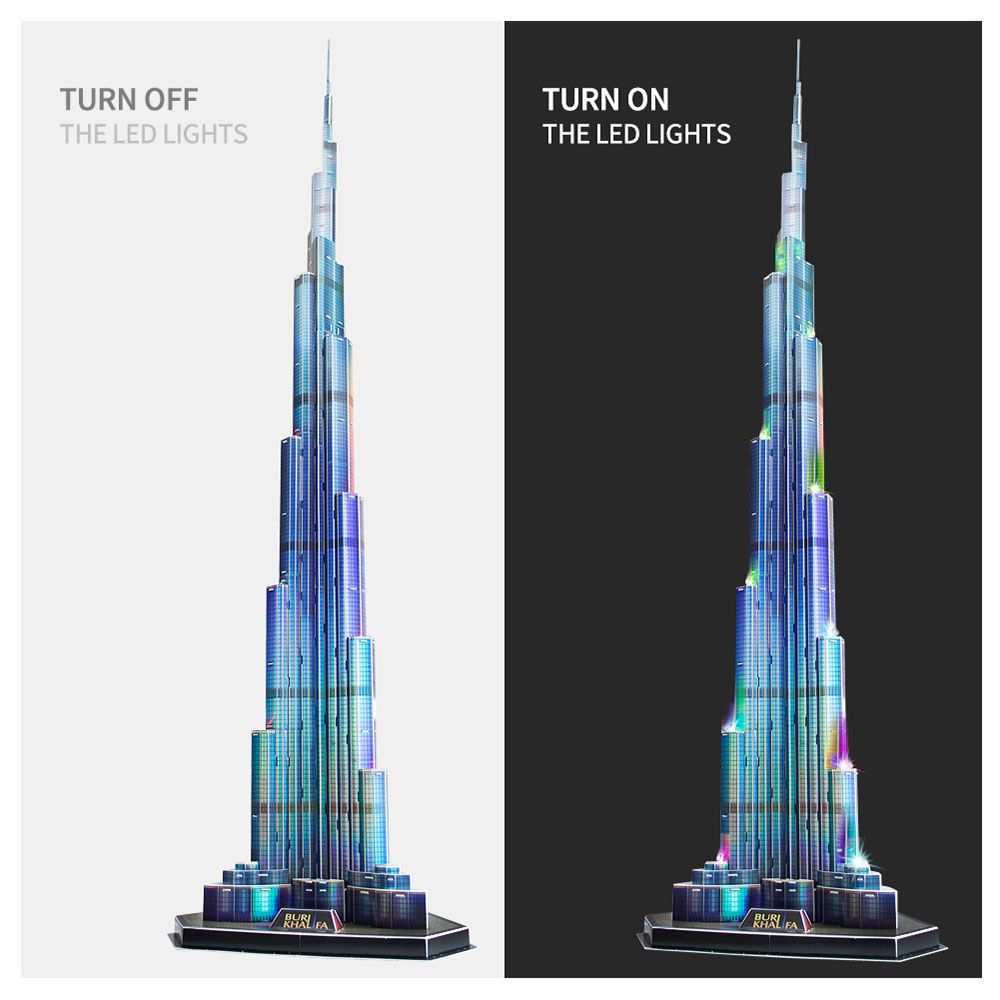 CubicFun - 3D Puzzle LED Burj Khalifa 136pc