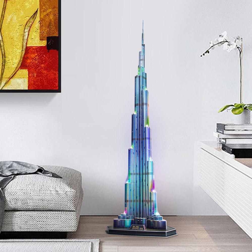 CubicFun - 3D Puzzle LED Burj Khalifa 136pc