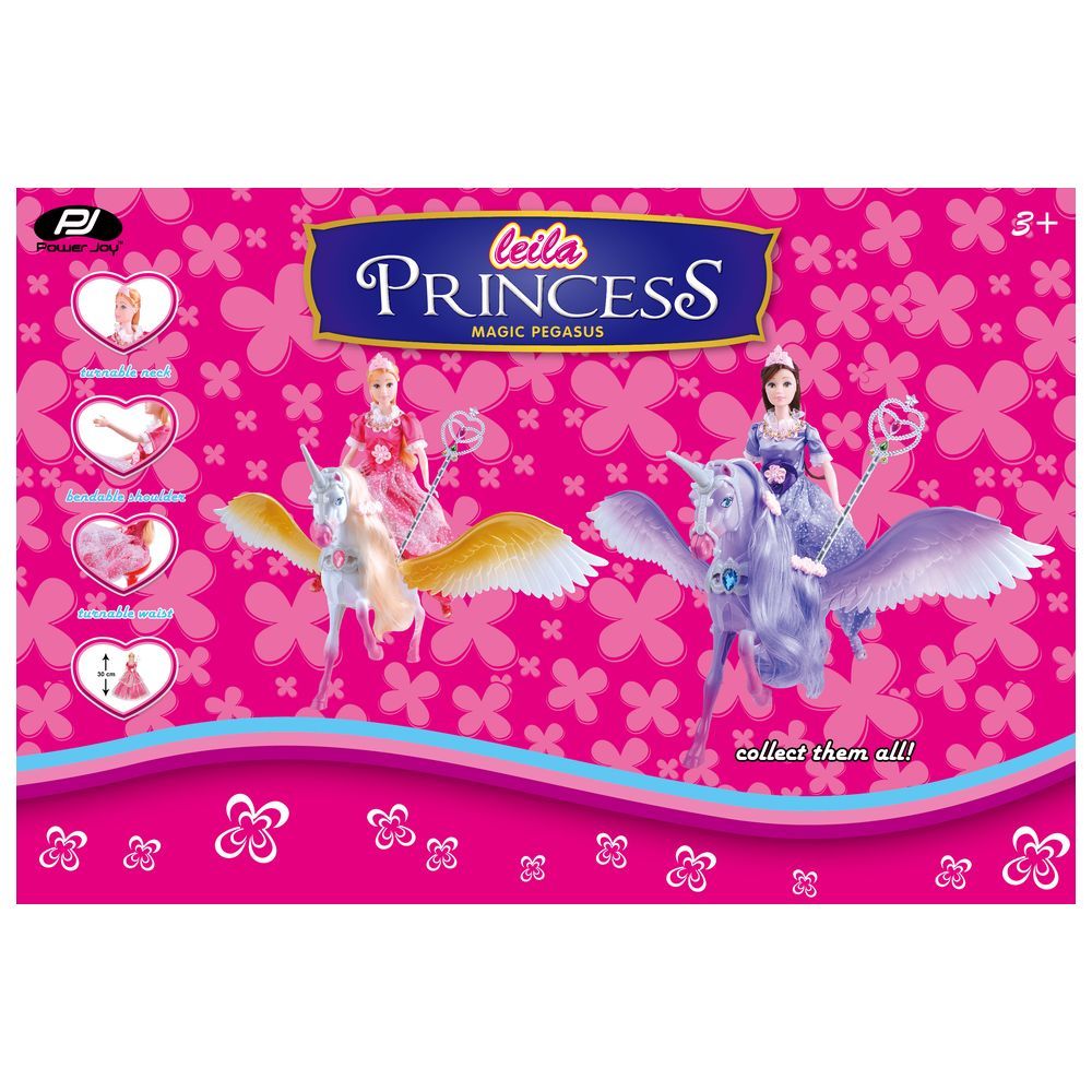 Power Joy - Leila Princess & Magic Pegasus 1pc - Assorted