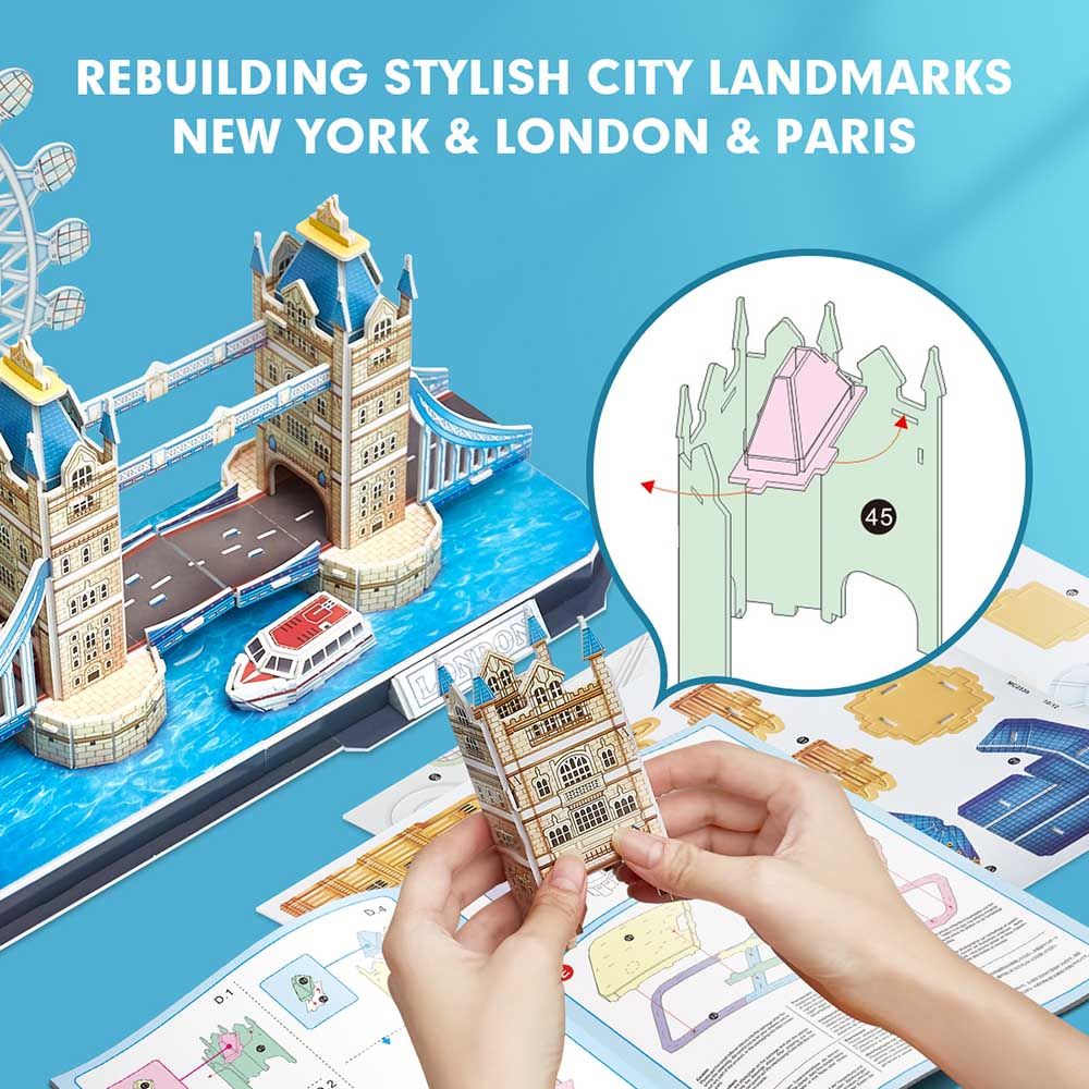 Cubicfun - City Line London 3D Puzzle 107pcs