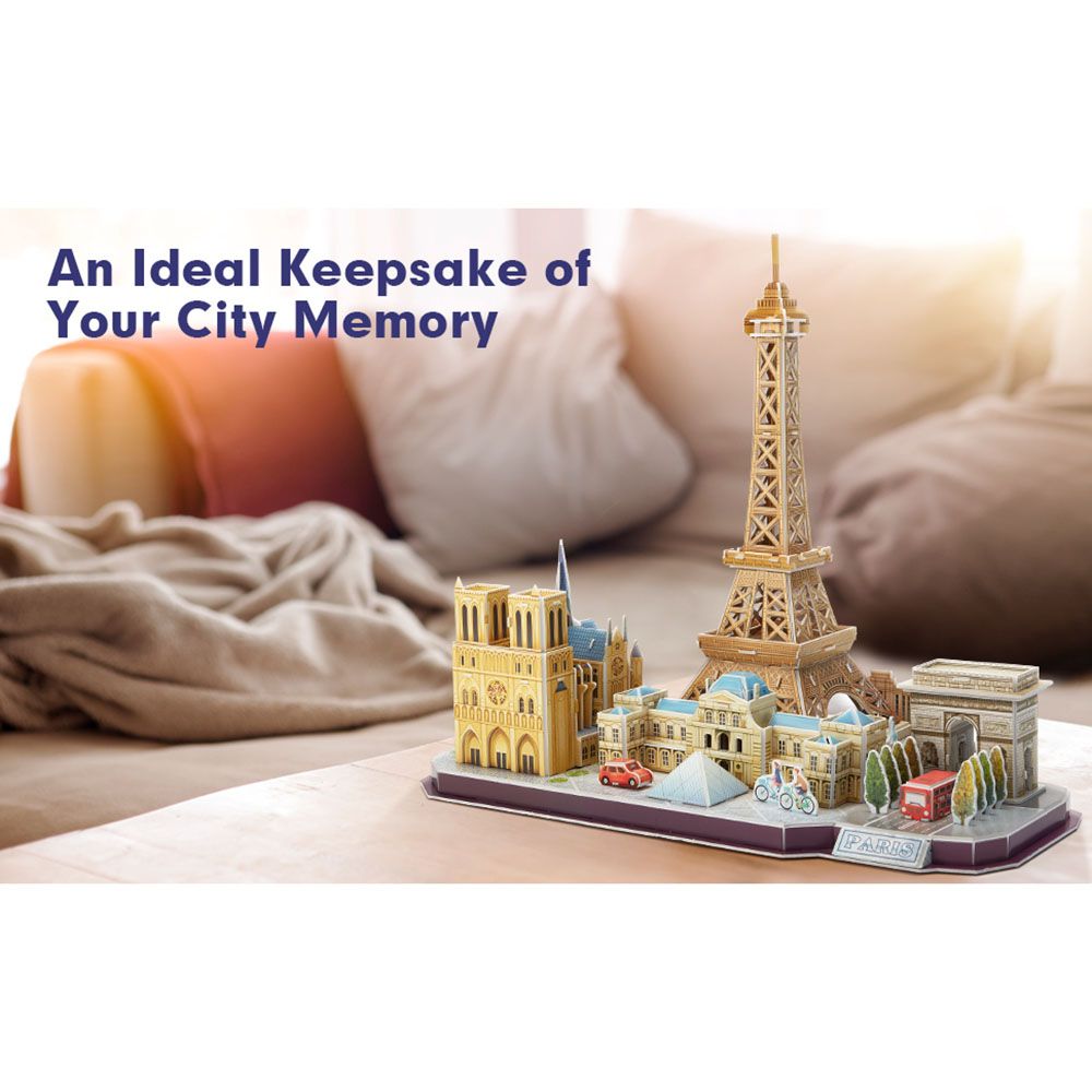 Cubicfun - City Line Paris 3D Puzzle 114pcs