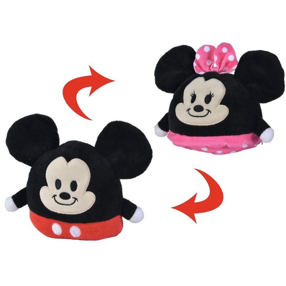 Disney Plush - Mickey & Minnie Reversable Plush Toy 8-Inch