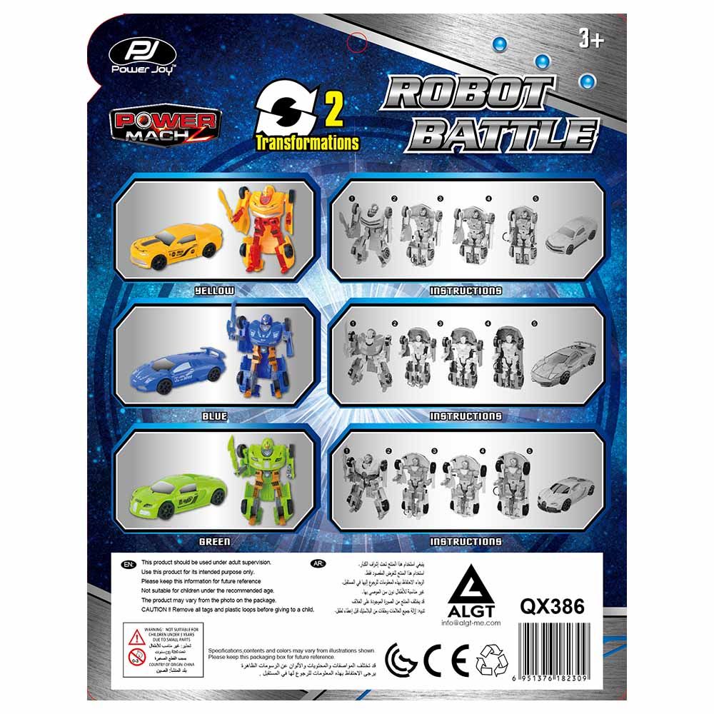 Power Joy - Power Mach Robot Battle 1pc - Assorted