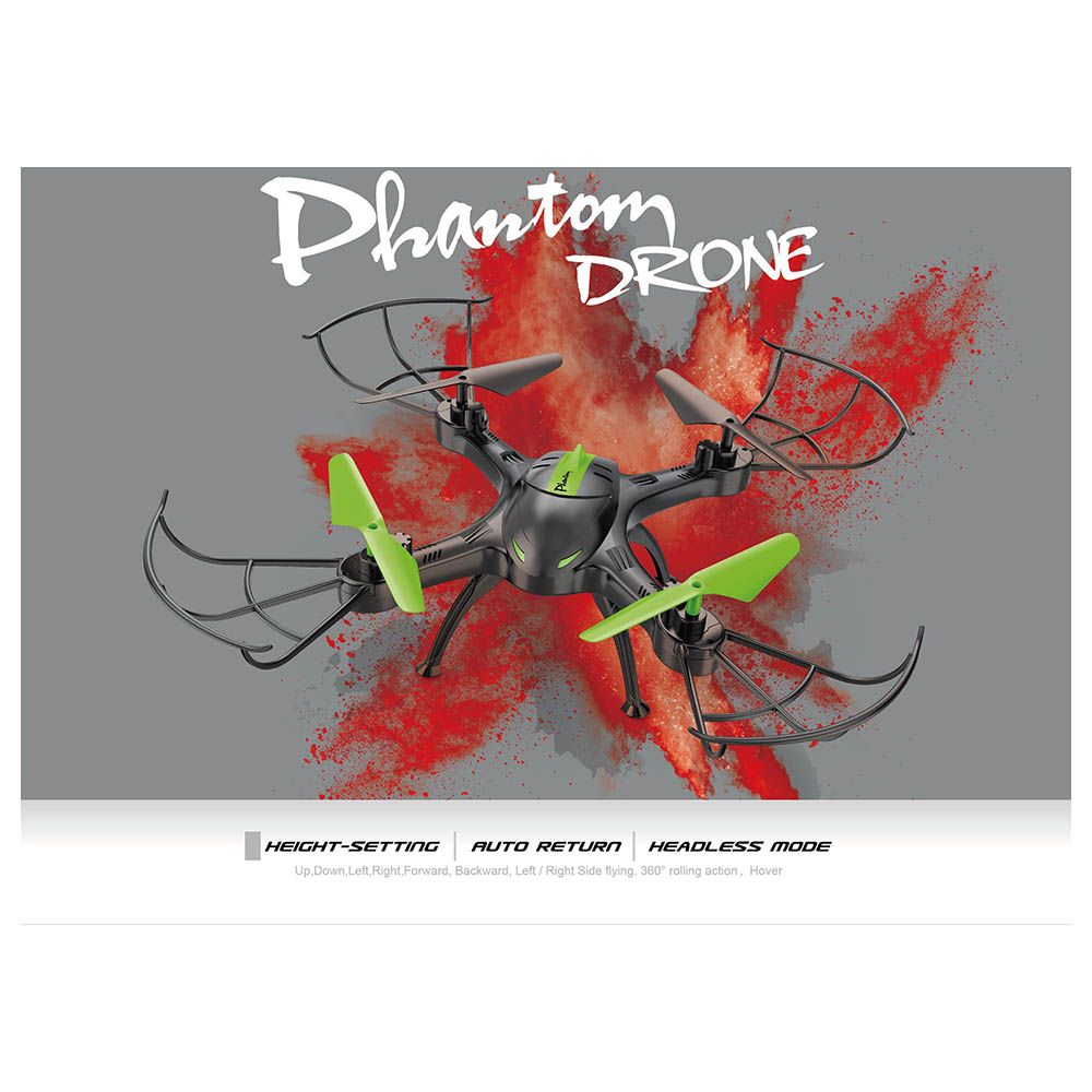 Power Joy - RC Drone Quad 4Ch 2.4GHz - Assorted