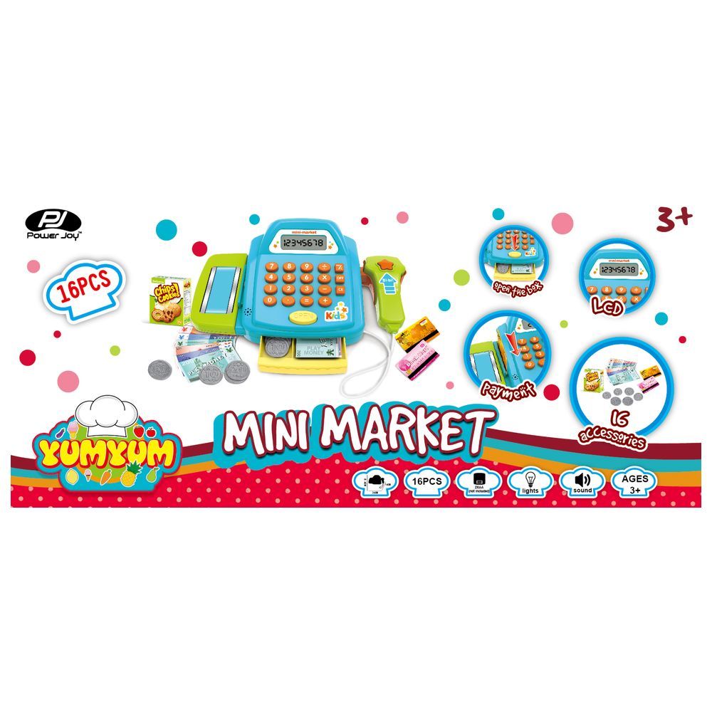 Power Joy - B/O Yumyum Cash Register Mini Market