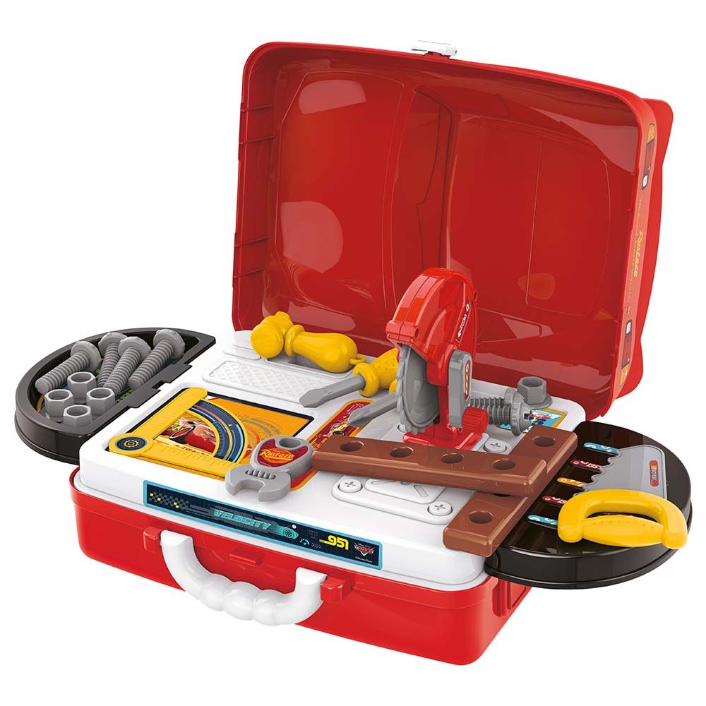 Disney - Cars Construction Play Suitcase - 32pcs