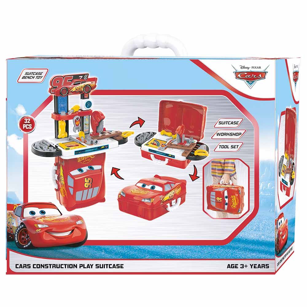 Disney - Cars Construction Play Suitcase - 32pcs