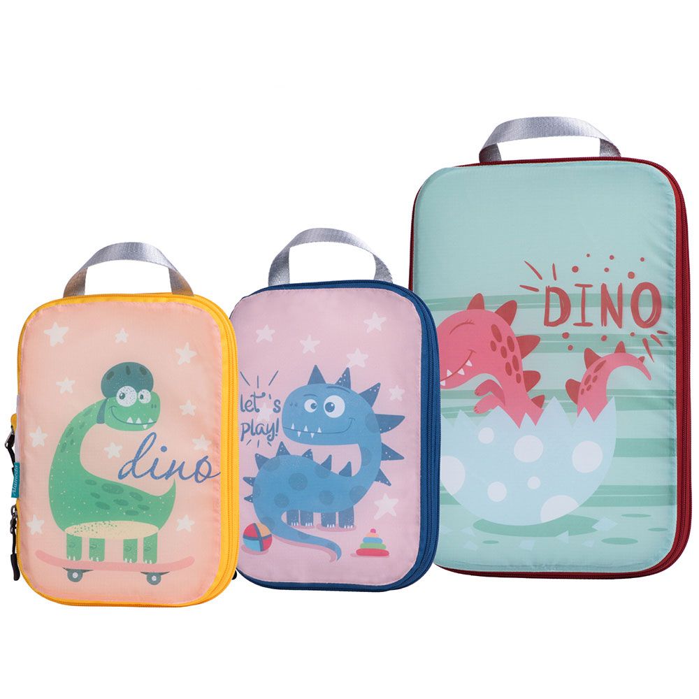 Alameda - Packing Cubes - Set of 3 - Dinosaur