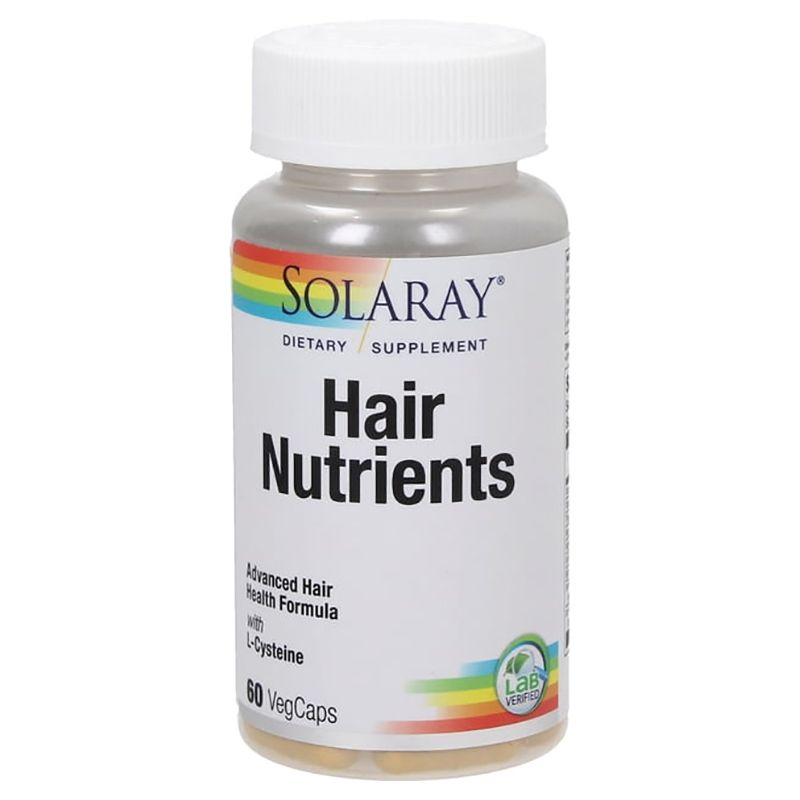 Solaray Hair Nutrient, 60 Vegetable Capsules